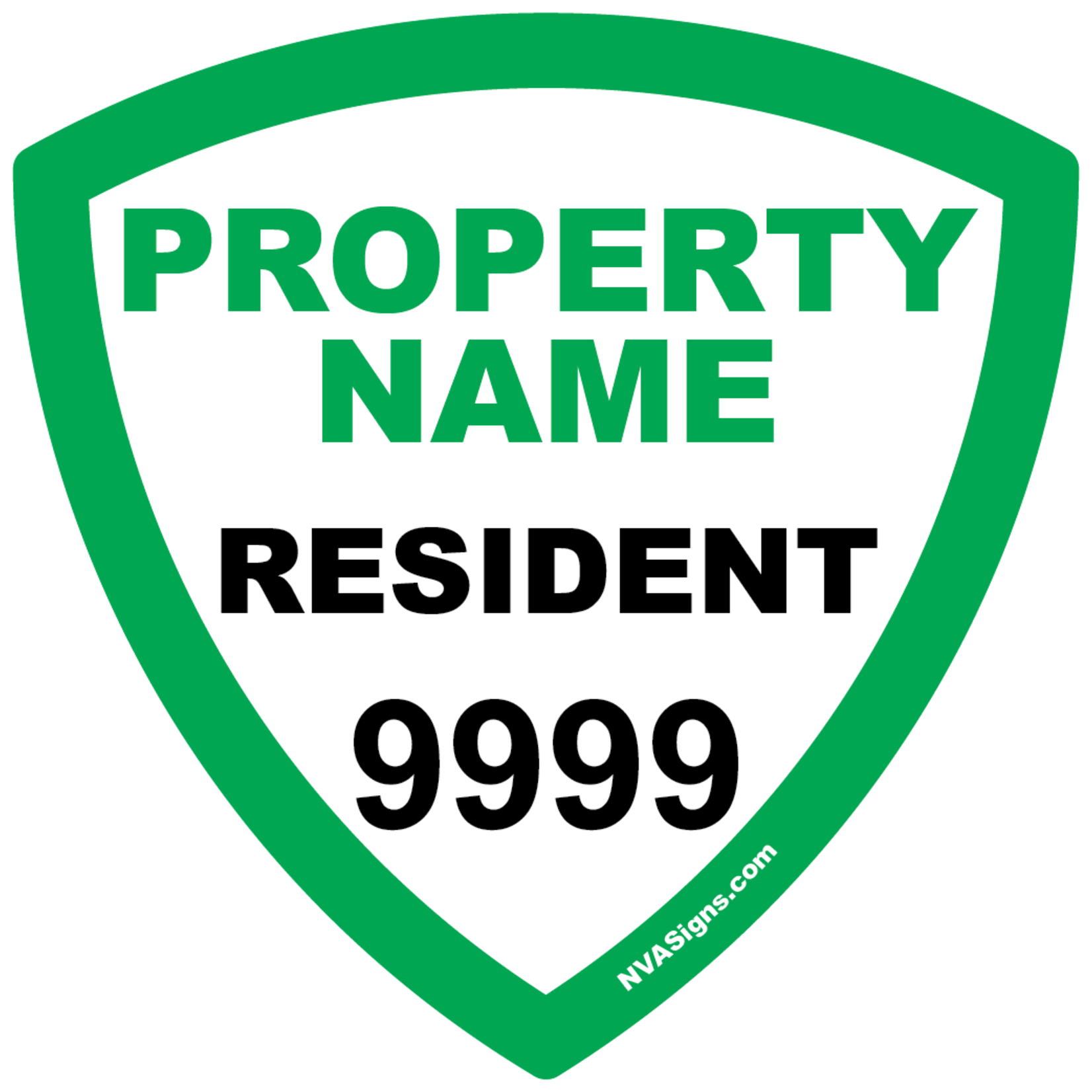 Custom Half Color Acorn Permit