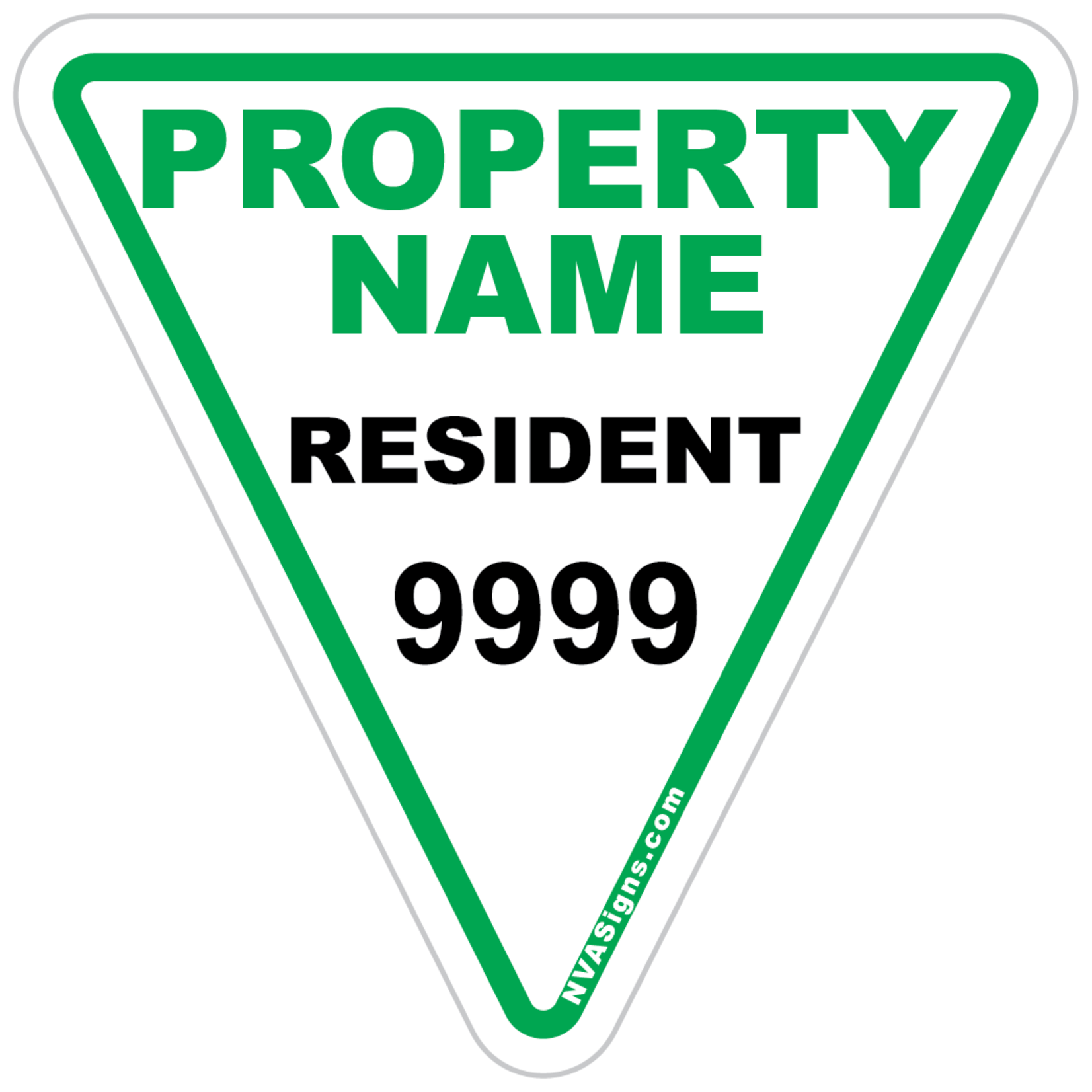 Custom Simple Triangle Permit