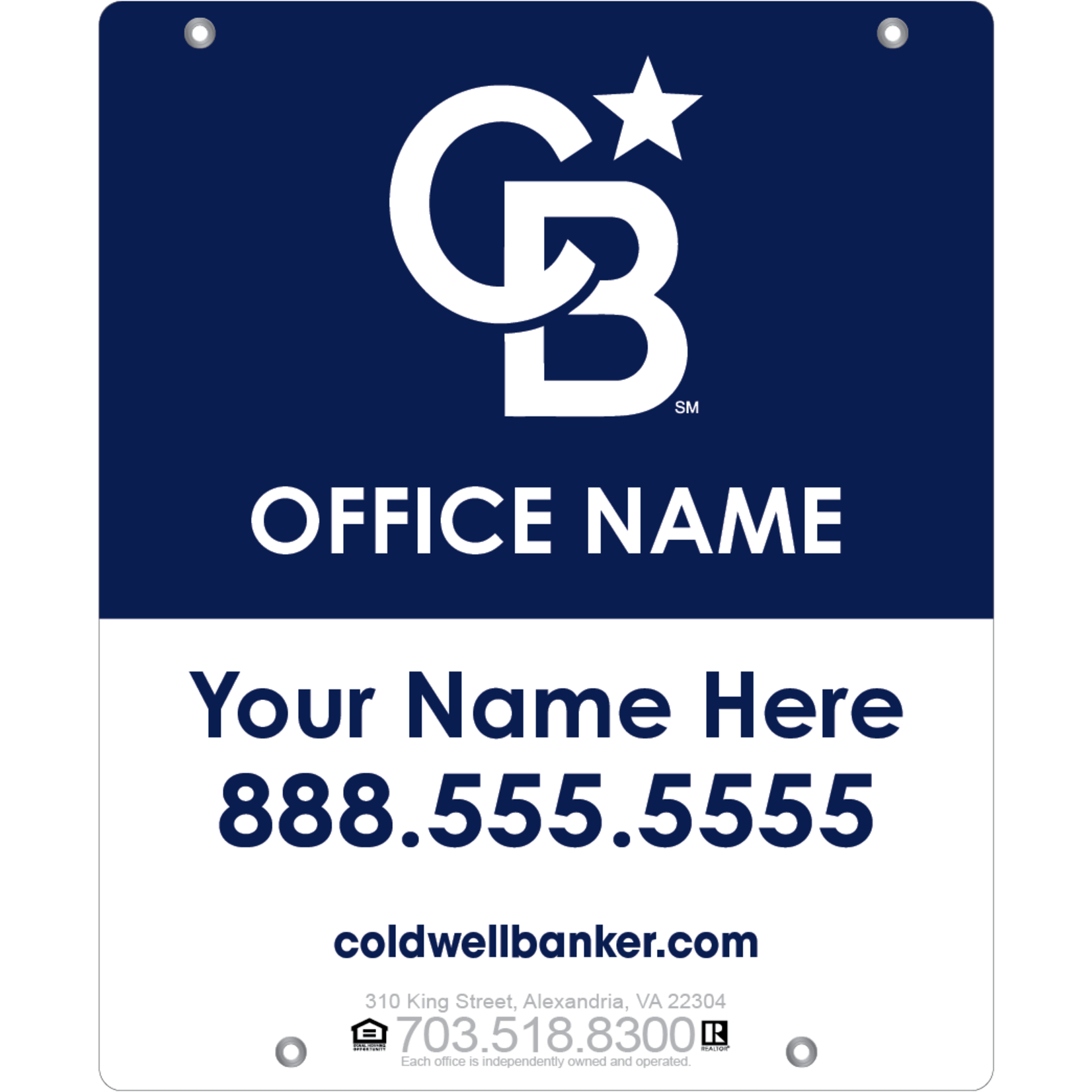 Coldwell Banker 24" x 30" Listing Signs
