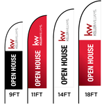 Keller Williams Open House Feather Flag
