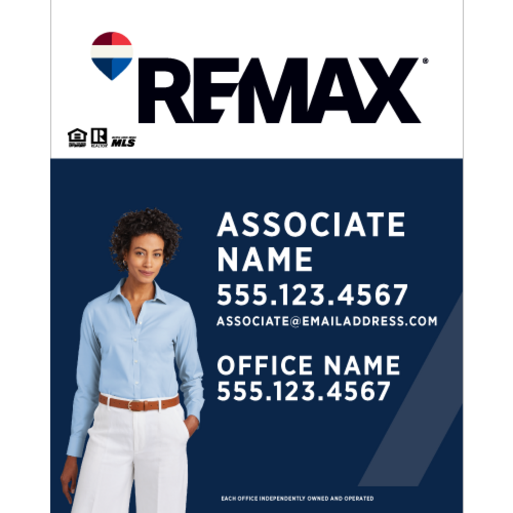 REMAX 24" x 30" Slash Listing Sign