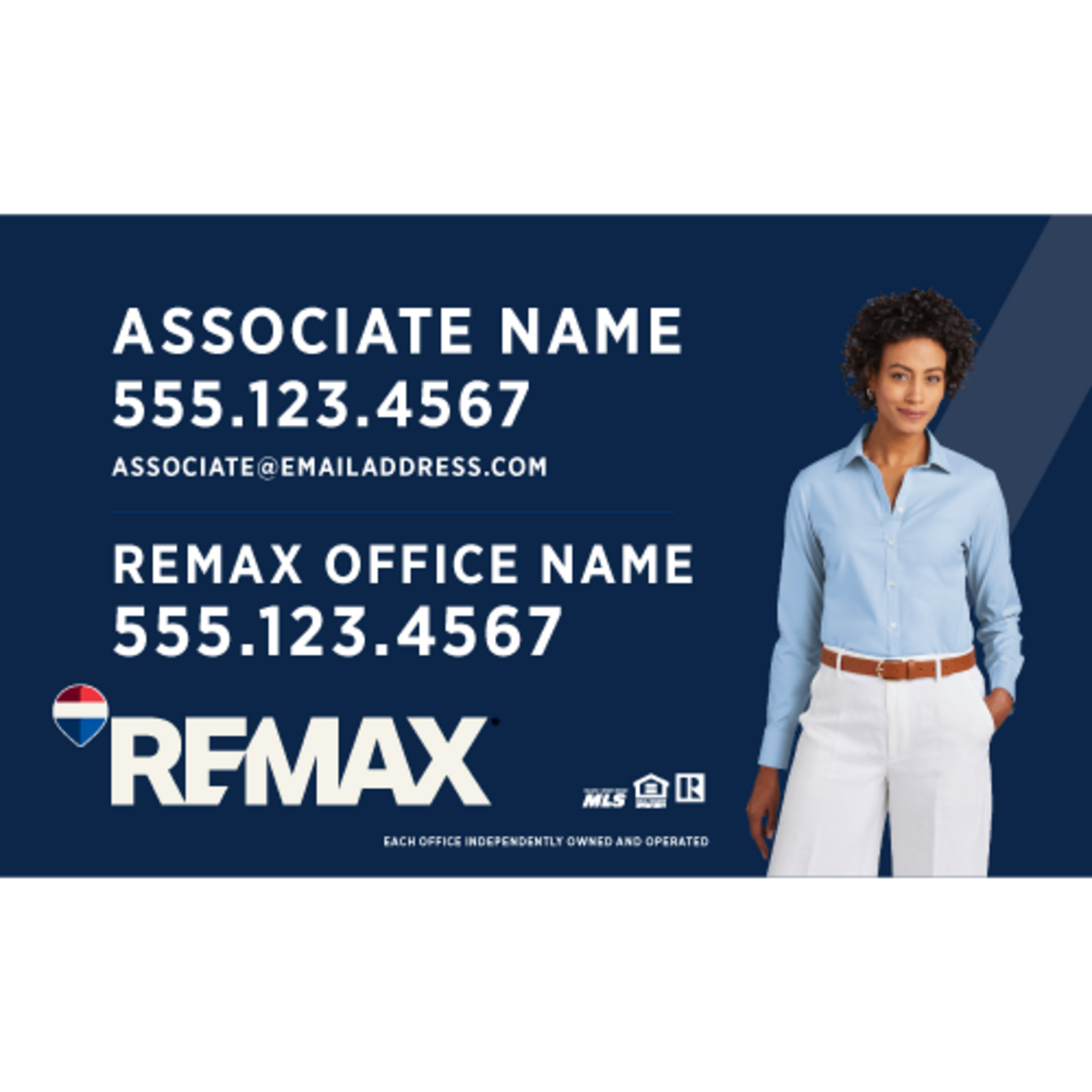 REMAX 18" x 30" Slash Listing Sign