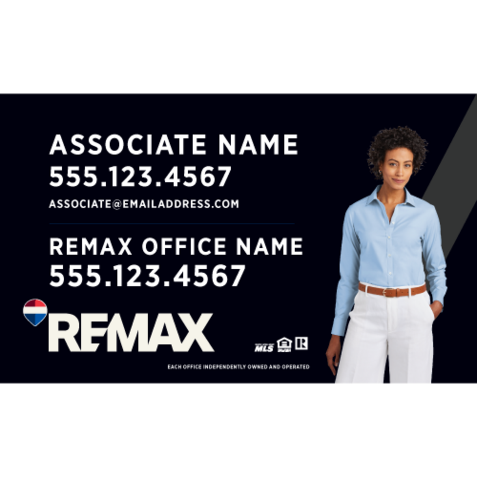 REMAX 18" x 30" Slash Listing Sign