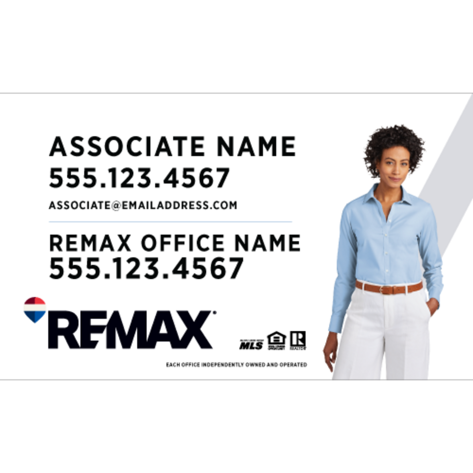 REMAX 18" x 30" Slash Listing Sign