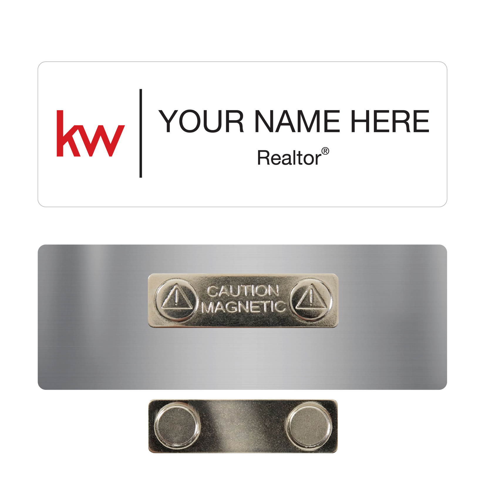 KW Design 1 - 1" Name Tag