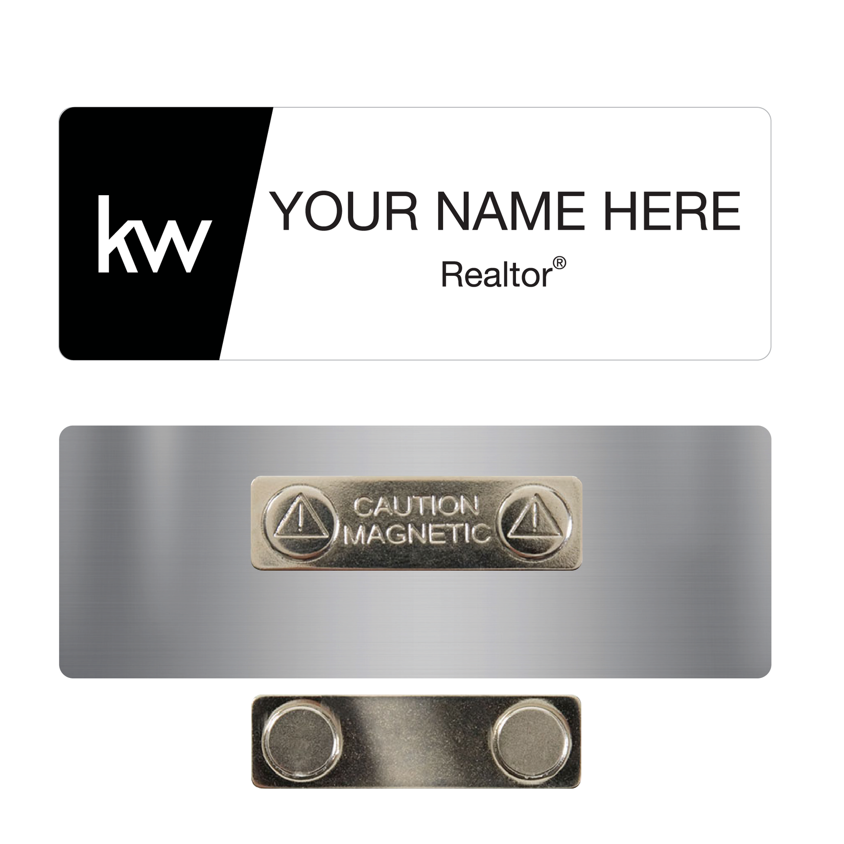 KW Design 2 - 1" Name Tag