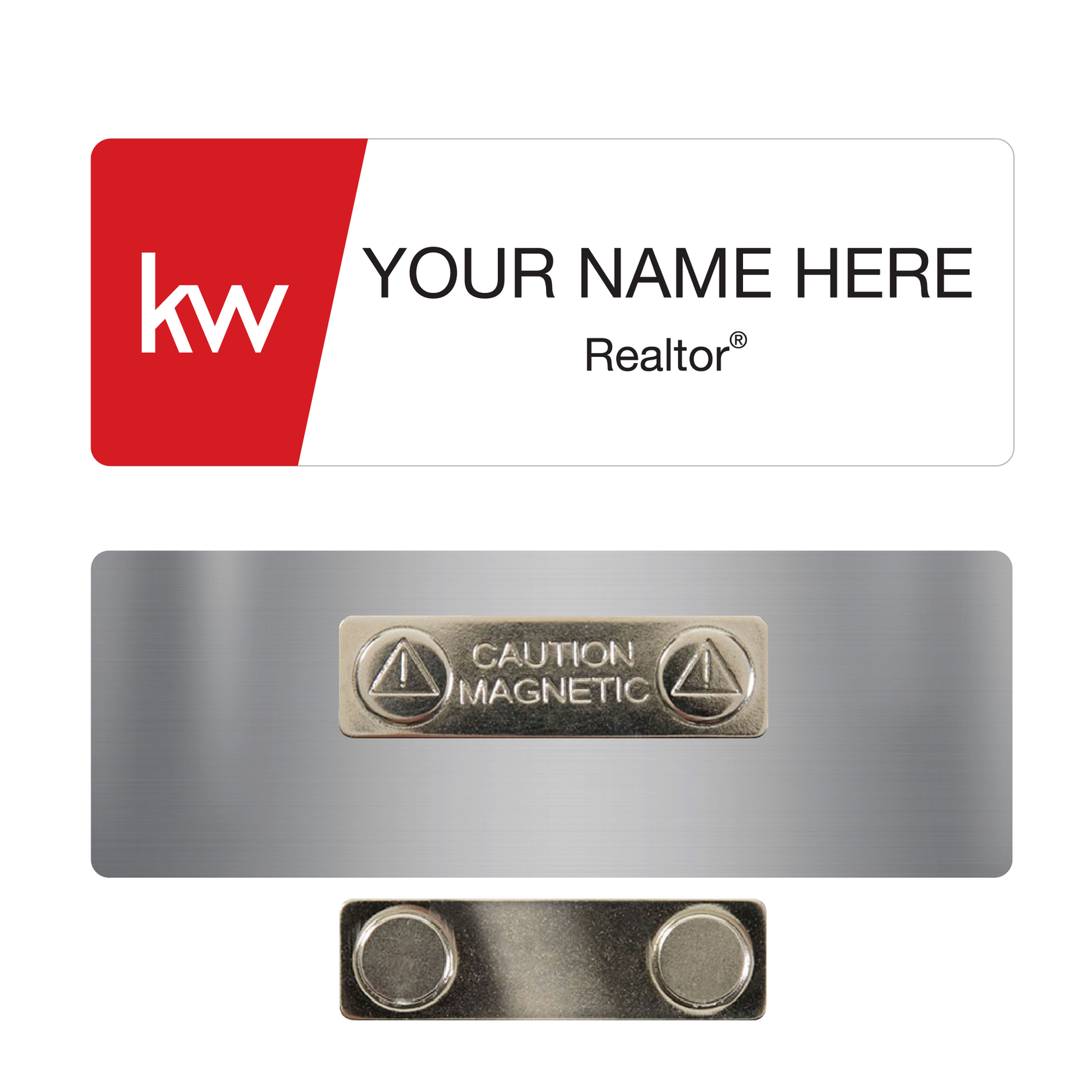 KW Design 2 - 1" Name Tag
