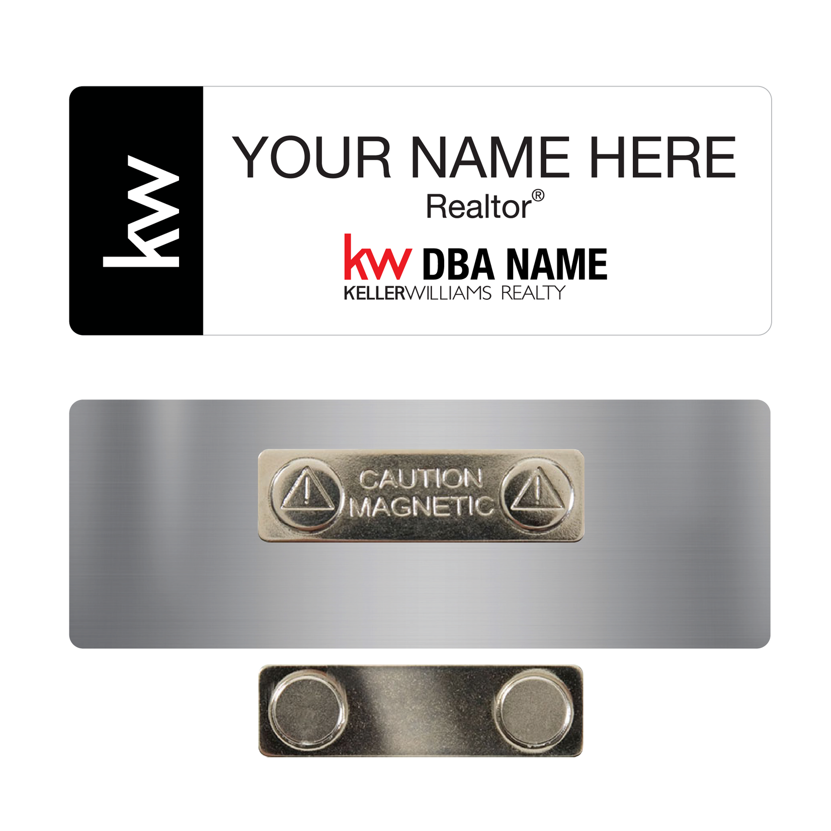 KW Design 3 - 1" Name Tag
