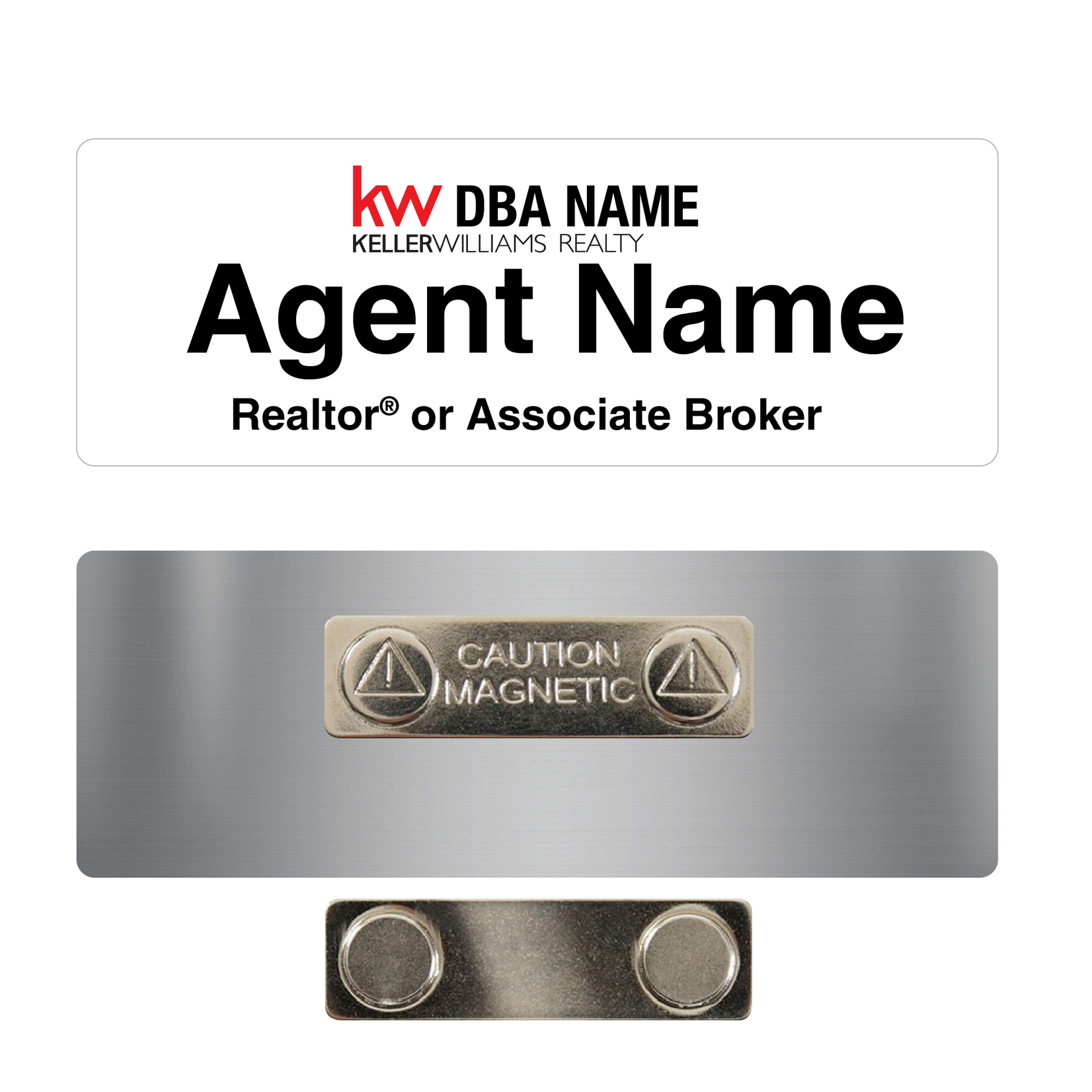 KW Standard 1" Name Tag
