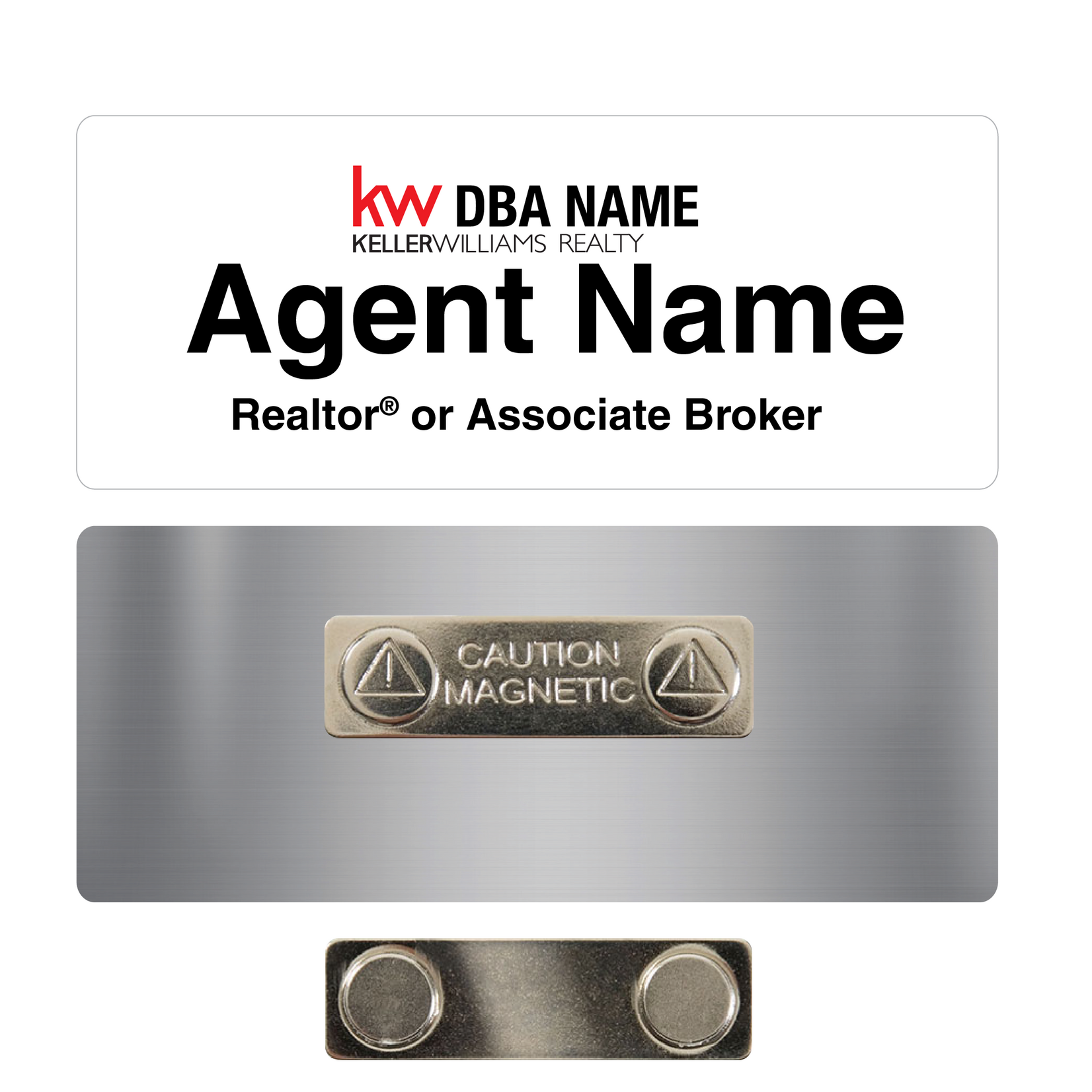 KW Deluxe 1.5" Name Tag