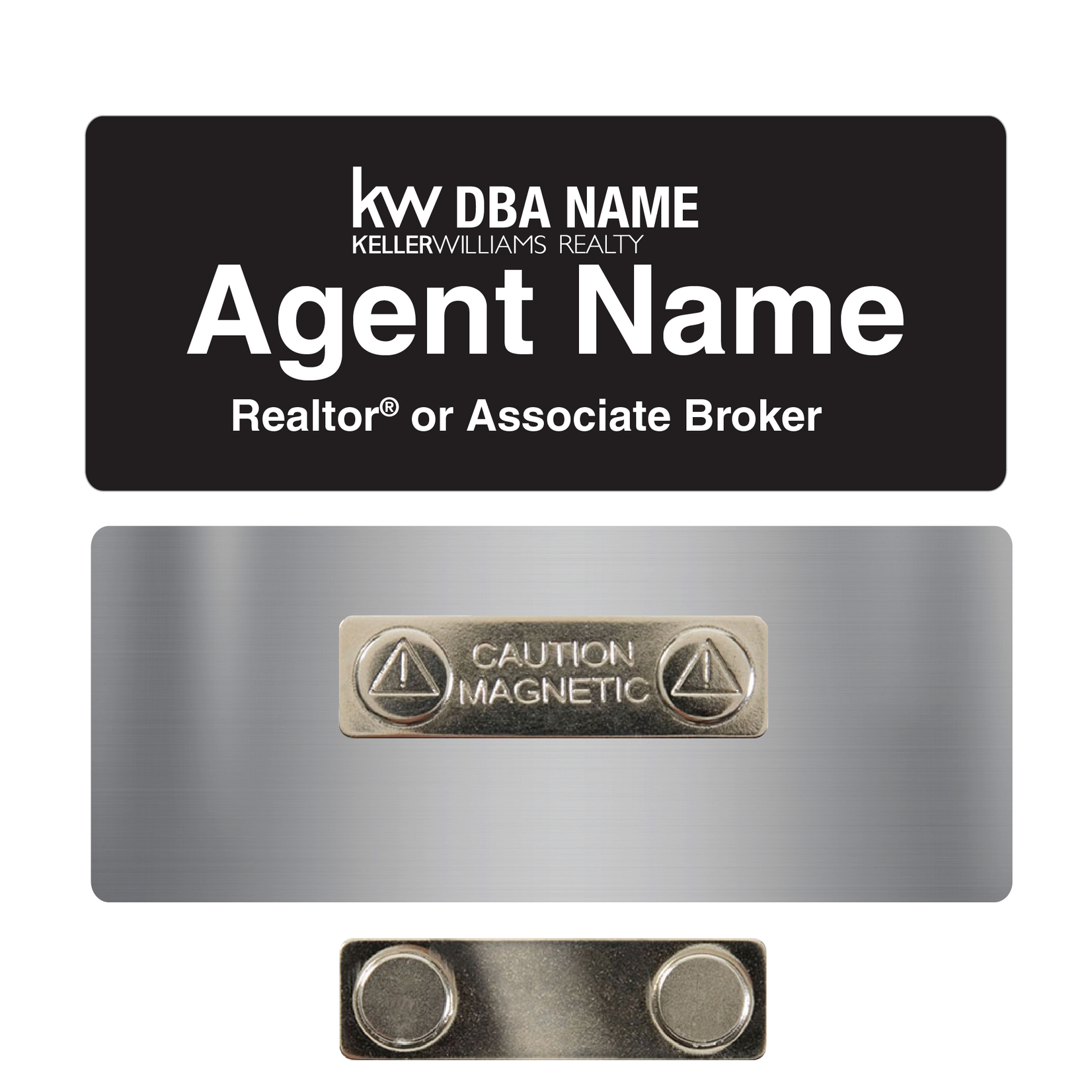 KW Deluxe 1.5" Name Tag