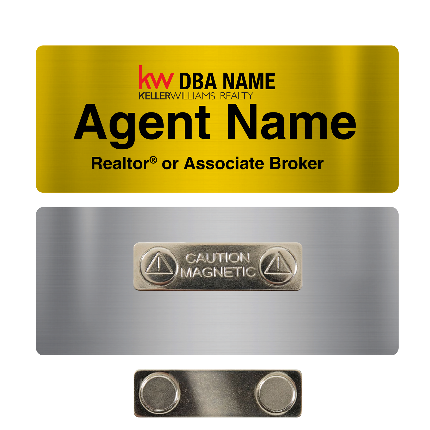 KW Deluxe 1.5" Name Tag