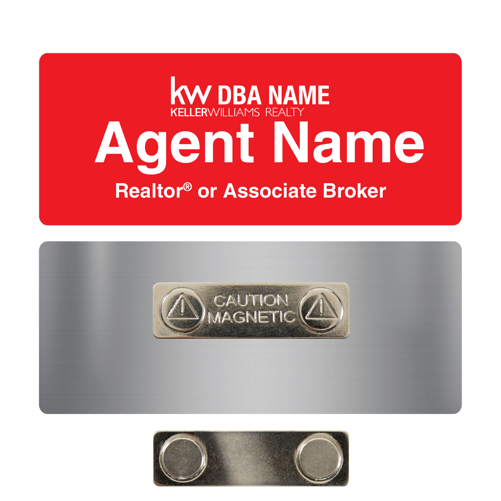KW Deluxe 1.5" Name Tag