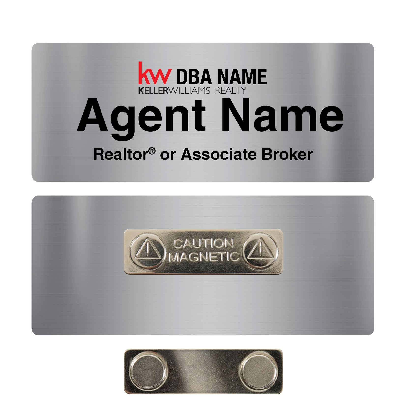 KW Deluxe 1.5" Name Tag