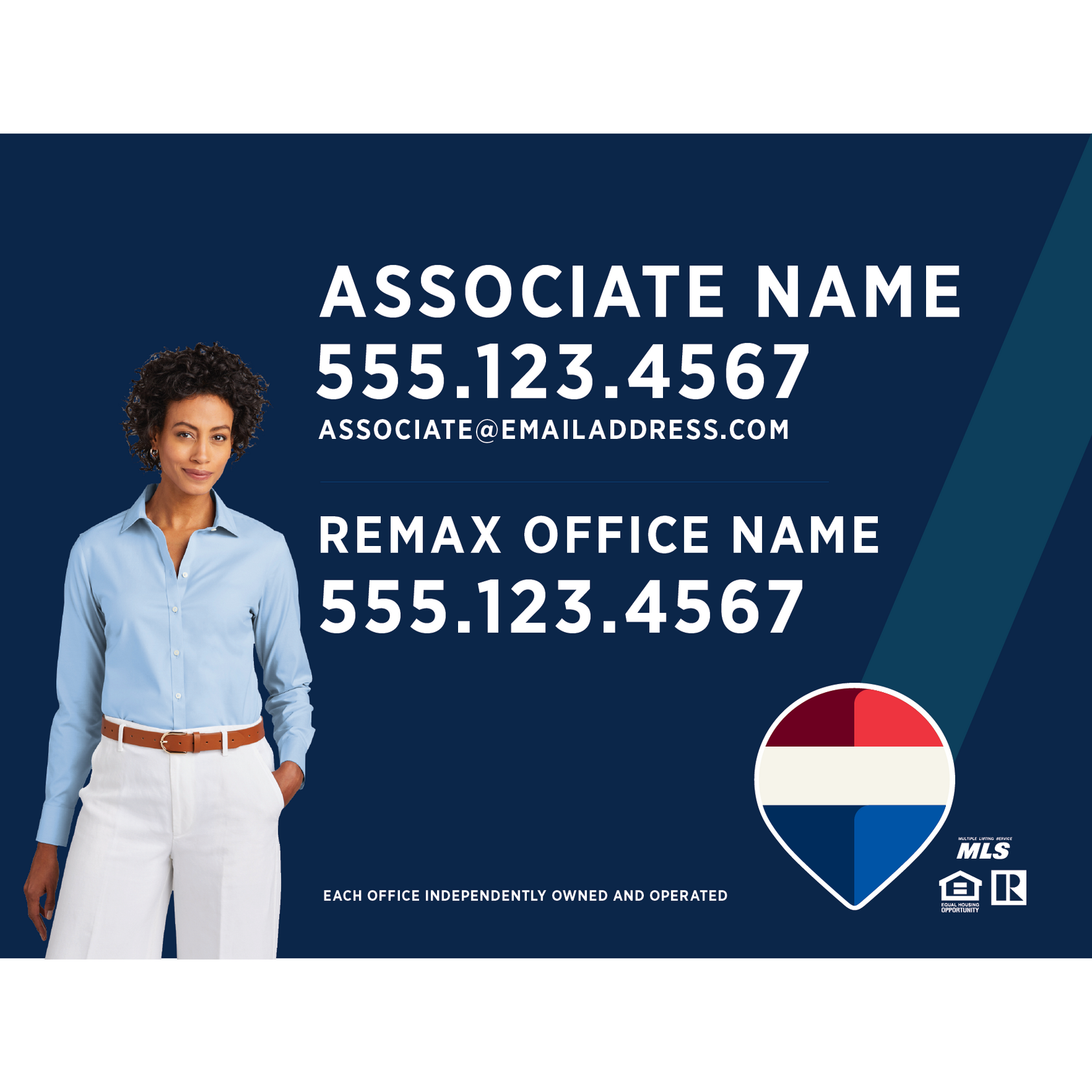 REMAX 18" x 24" Slash Listing Sign