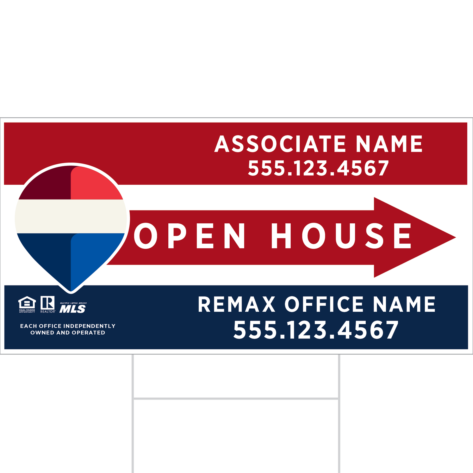 REMAX 12" x 24" Standard Directional