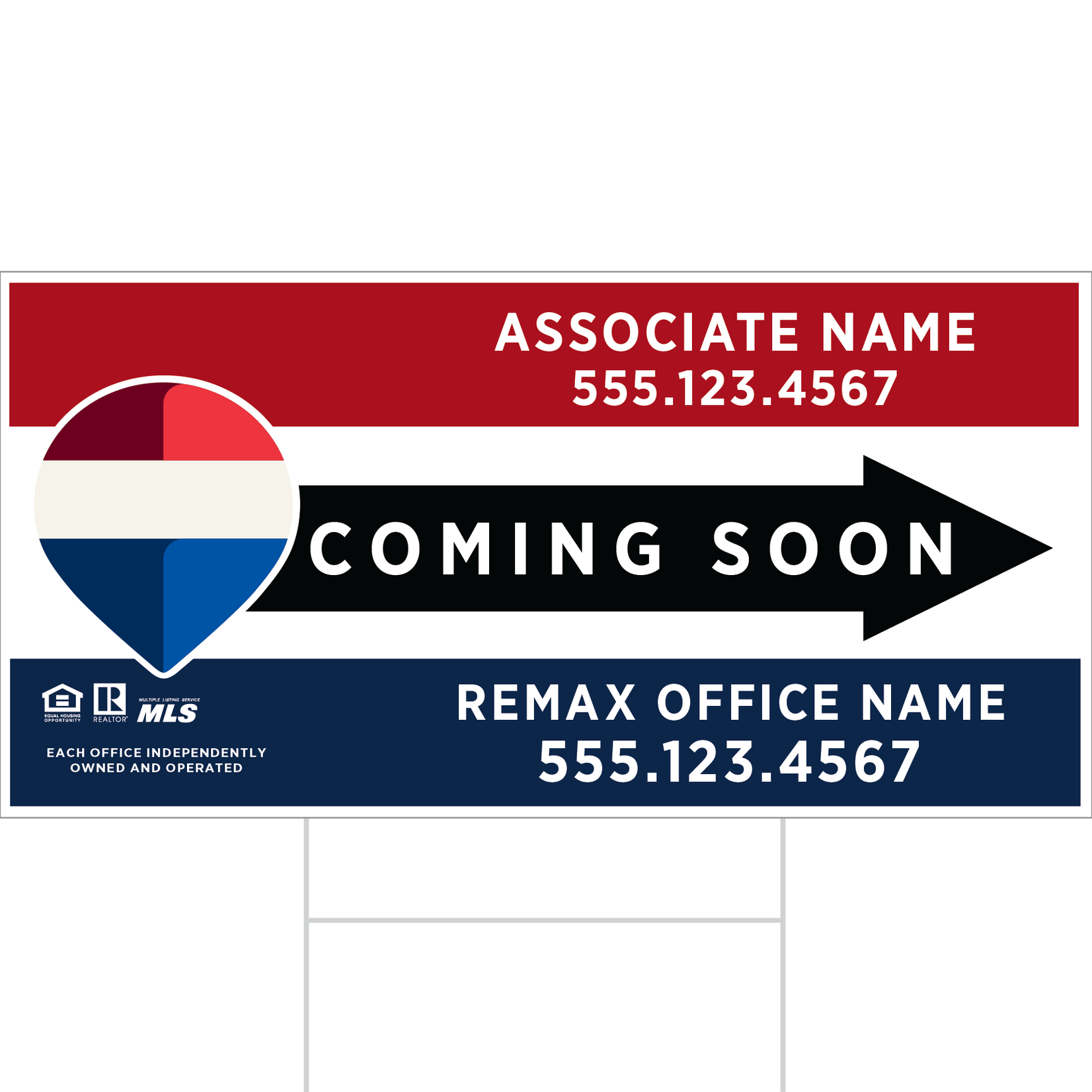REMAX 12" x 24" Standard Directional