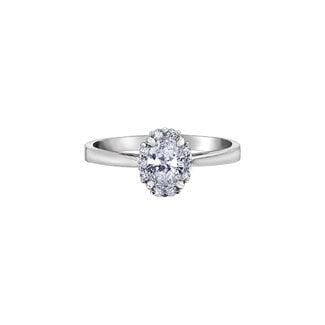Utwo by Spicer Cole Halo Diamond Engagement Ring