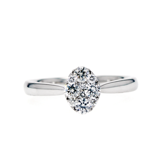 Utwo by Spicer Cole Mosaic Diamond Engagement Ring
