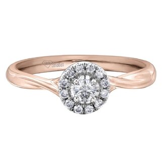 Utwo by Spicer Cole Halo Diamond Engagement Ring