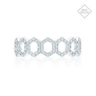 Birks Iconic ® Stackable Diamond Bee Chic Ring