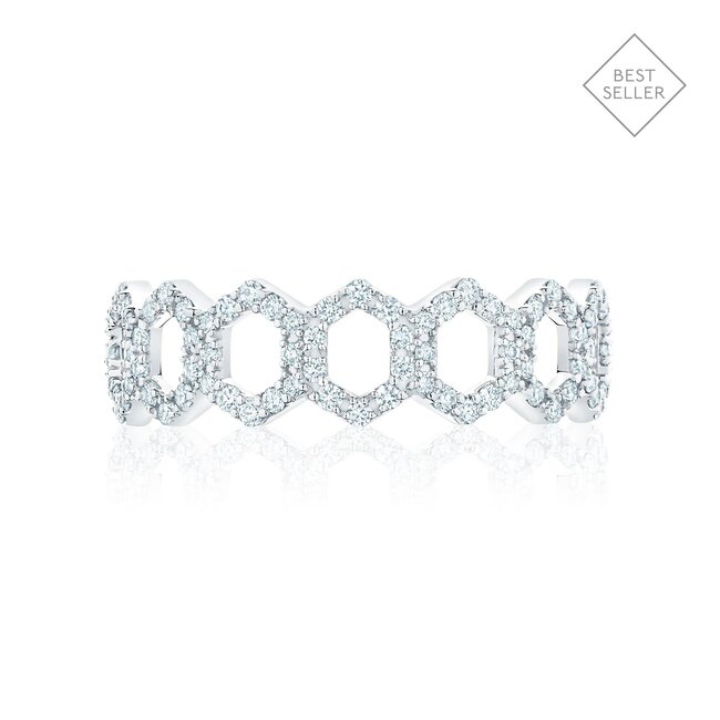 Birks Iconic ® Stackable Diamond Bee Chic Ring