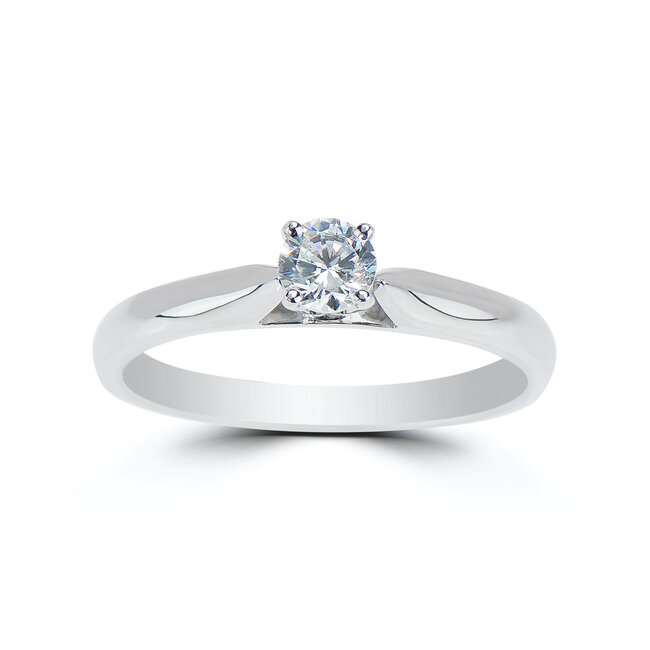 Round Brilliant Cut Solitaire Engagement Ring