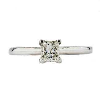 Beyond Round by Spicer Cole Princess Cut Solitaire Engagement Ring