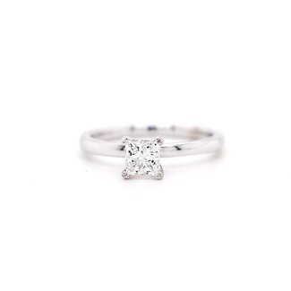 Beyond Round by Spicer Cole Square Modified Cut Solitaire Engagement Ring