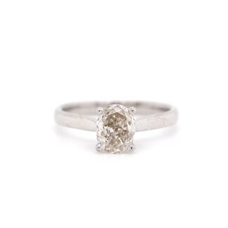 Beyond Round by Spicer Cole Oval Solitaire Engagement Ring