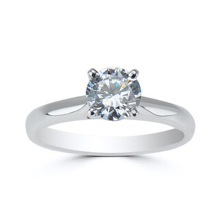 Round Brilliant Cut Solitaire Engagement Ring