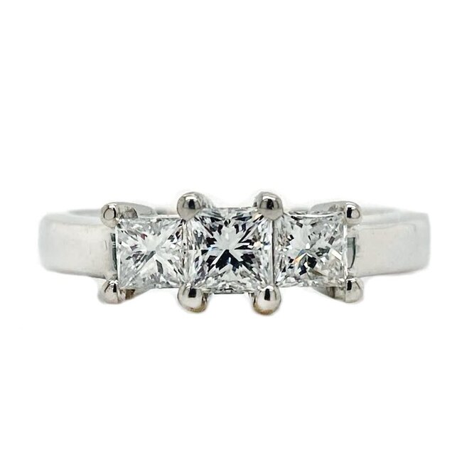 3 Stone Diamond Engagement Ring