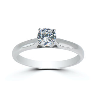 Round Brilliant Cut Solitaire Engagement Ring