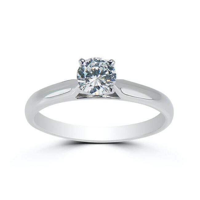 Round Brilliant Cut Solitaire Engagement Ring