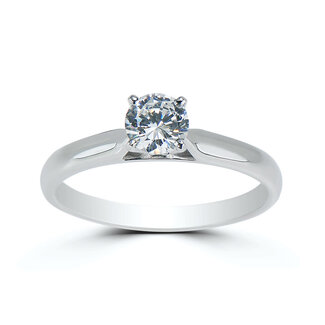 Round Brilliant Cut Solitaire Engagement Ring
