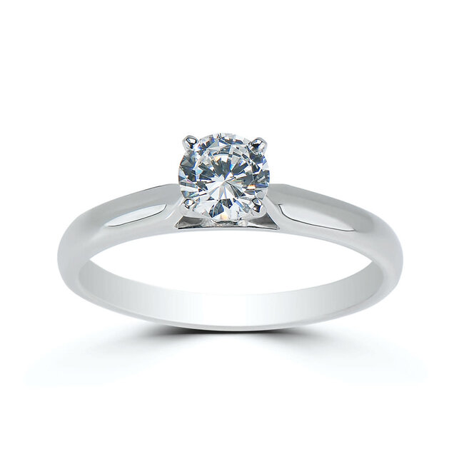 Round Brilliant Cut Solitaire Engagement Ring