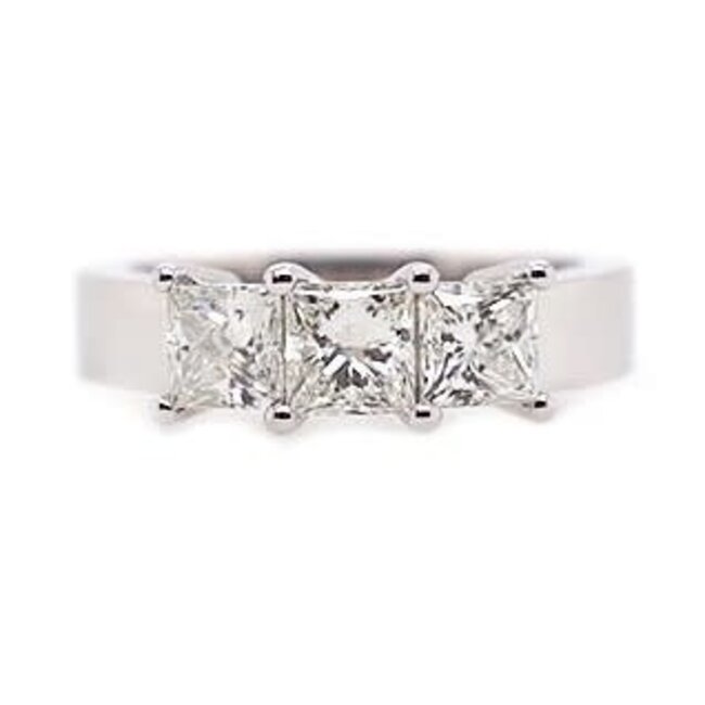 3 Stone Diamond Engagement Ring