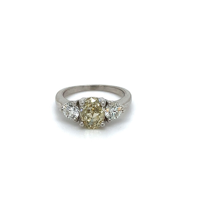 3 Stone Diamond Engagement Ring