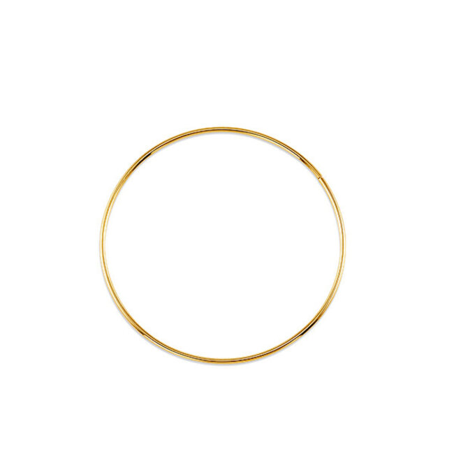 Keeper Hoop Earrings in 10K