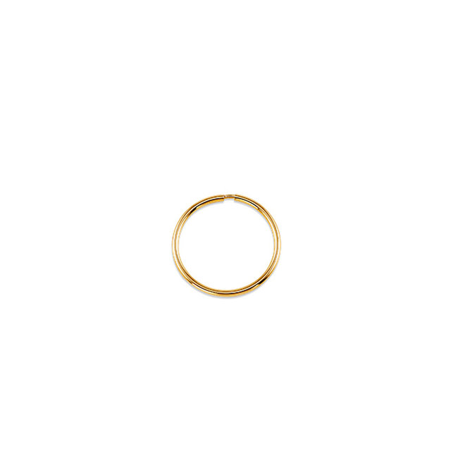 Keeper Hoop Earrings in 10K