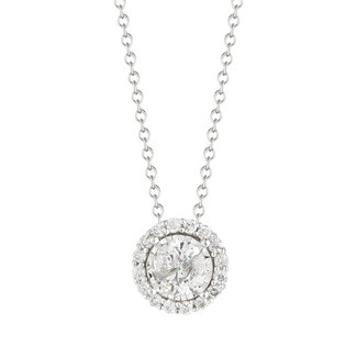 Everyday Diamonds by Spicer Cole Halo Diamond Pendant
