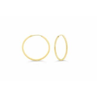 Bella Gold Bella Endless Tube Sleeper Earrings