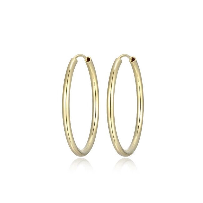 Slim Polished Tube Hoop