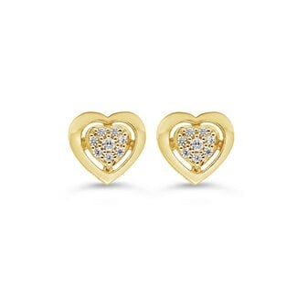 Bella Icicles Icicles Heart Studs
