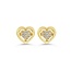 Icicles Heart Studs