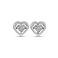 Icicles Heart Studs
