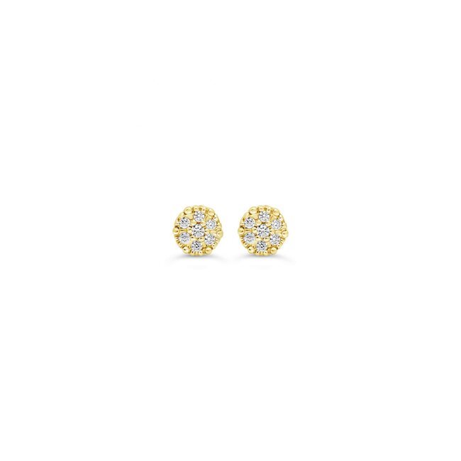 Icicles Pave Stud Earrings