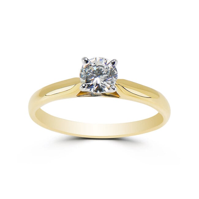 Round Brilliant Cut Solitaire Engagement Ring