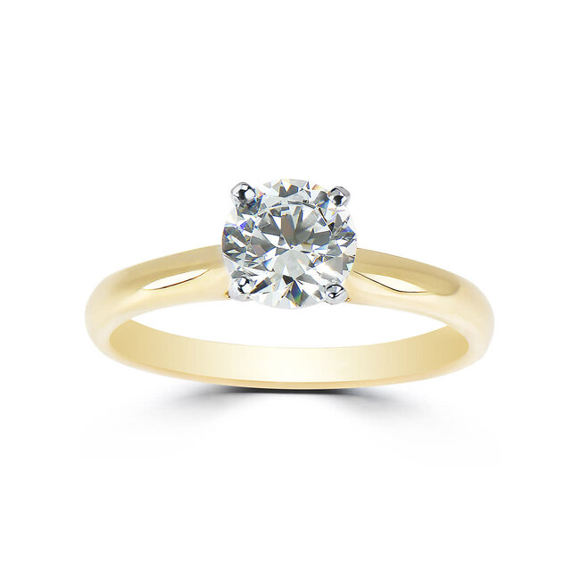 Round Brilliant Cut Solitaire Engagement Ring