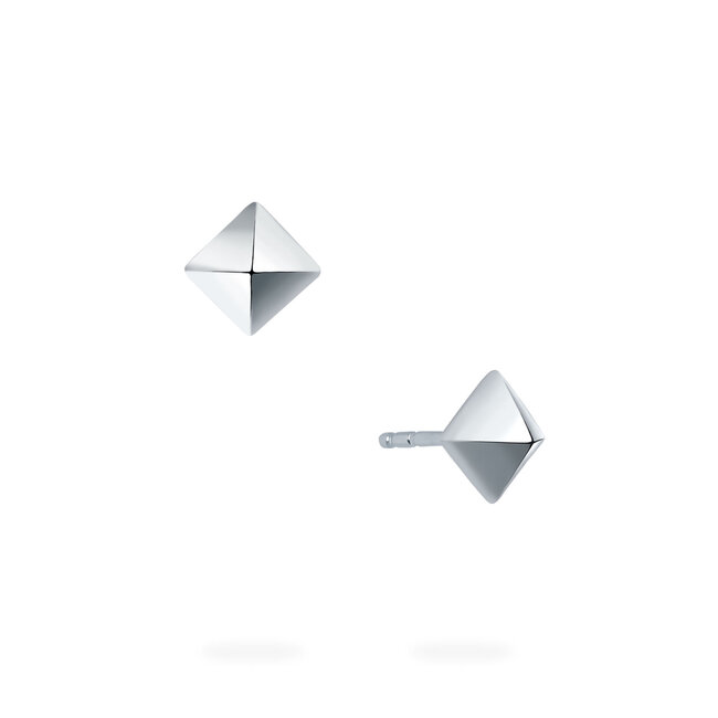 Birks Iconic ® Silver Rock & Pearl Earrings